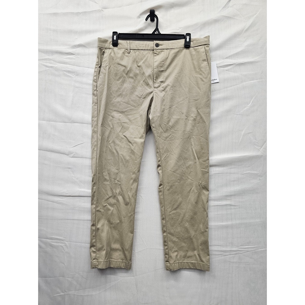 Goodfellow & Co Mens Comfort Wear Chino Slim Fit Khaki Tan Pants 38x30 NWT